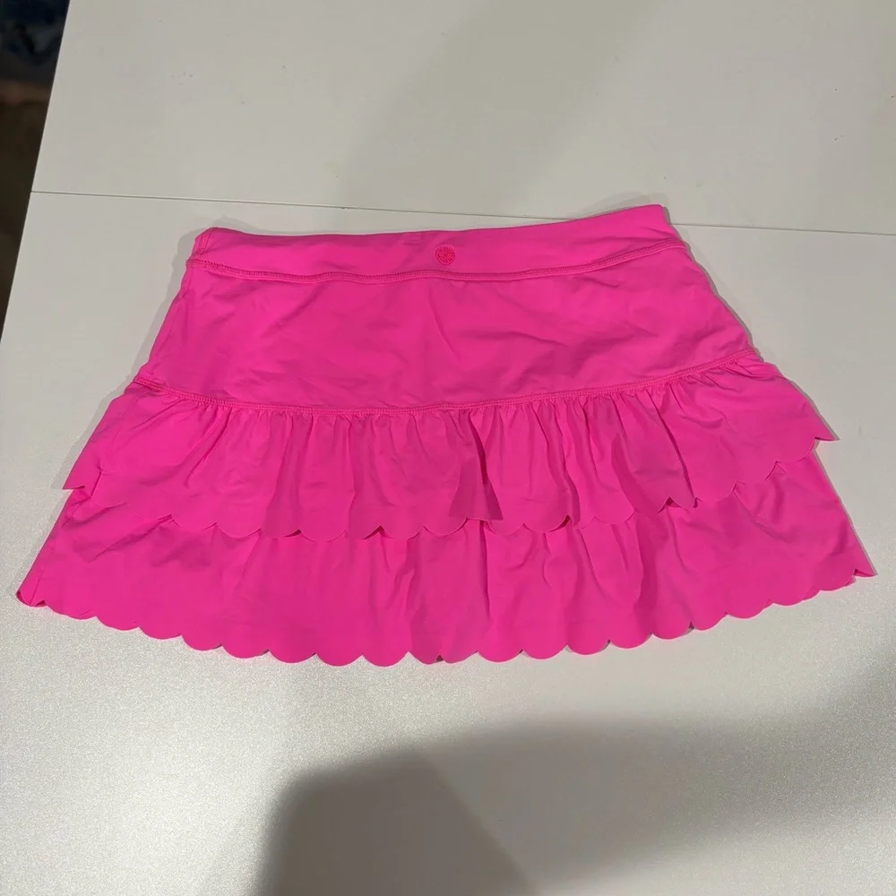 Lilly Pulitzer Luxletic Miesha Scallop Skort UPF 50+ Size L - Picture 9 of 10